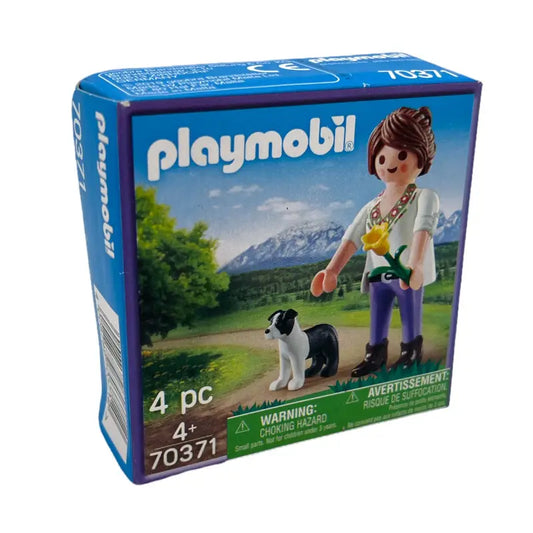 Playmobil 70371 Figur mit Hund Sonderedition Mädchen - 1