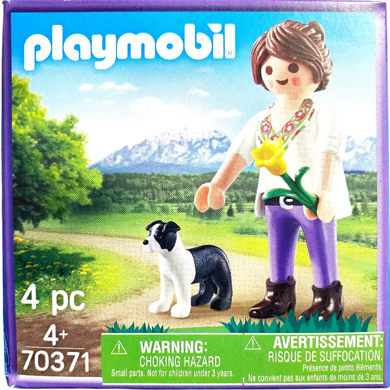 Playmobil 70371 Special Milka Sonderedition Frau mit Hund - 1