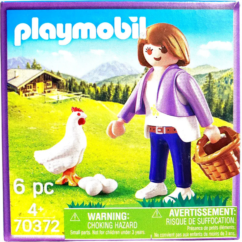 Playmobil 70372 Bäuerin mit Huhn und Eier Milka Limitierte - 1