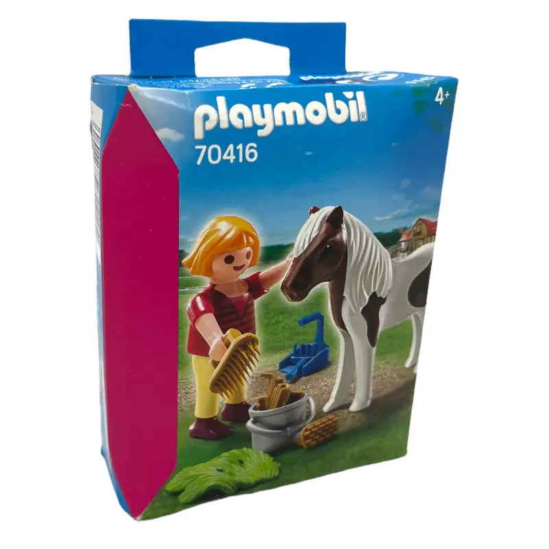 Playmobil 70416 Mädchen mit Pony Pferde Reiten - 1