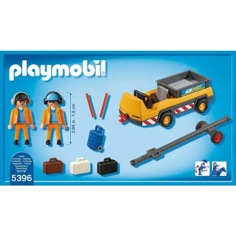 PLAYMOBIL City Action 5396 Flugzeugschlepper mit Fluglotsen - 2