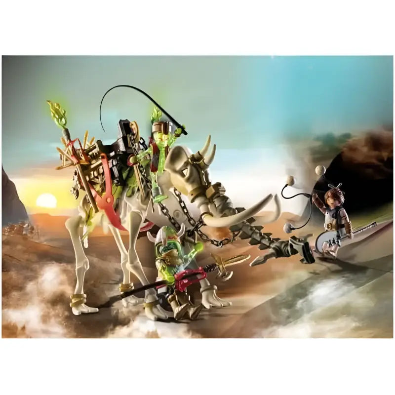 PLAYMOBIL Novelmore 71027 Mammut-Angriff kaufen – Wüsten-Spielset ab 5 Jahren - 2