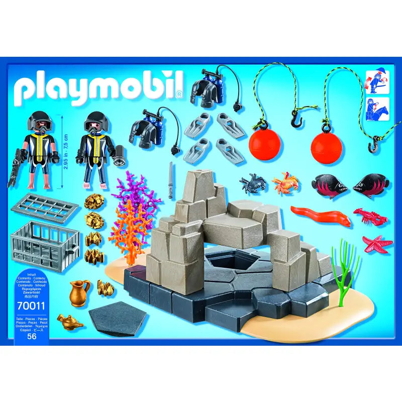 PLAYMOBIL SuperSet SEK Taucheinsatz Polizei 70011 - 2
