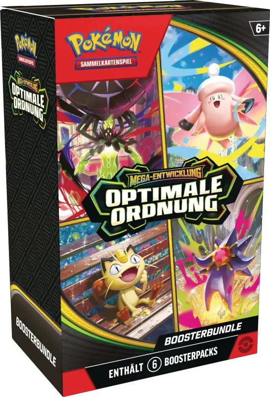 Pokémon Boosterbundle Optimale Ordnung kaufen – 6 Packs Mega-Entwicklung - TradingToys.de 1