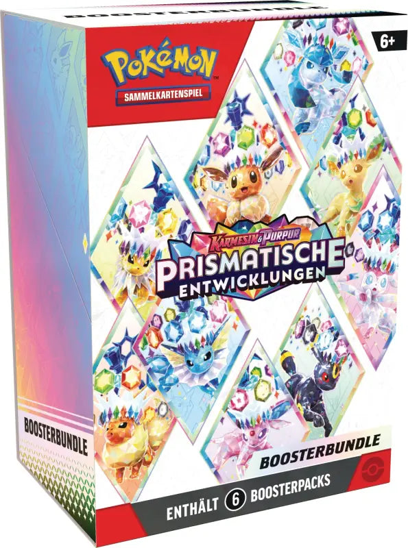 Pokémon Boosterbundle Prismatische Entwicklungen kaufen – 6 Packs Evoli - TradingToys.de 1
