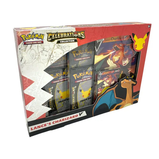 lance's charizard v pokemon card Pokemon Celebrations Lance's Charizard V Box