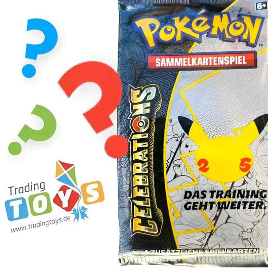 Pokémon Celebrations Mystery Pack kaufen – 5 Holo Karten 25th Englisch - 1