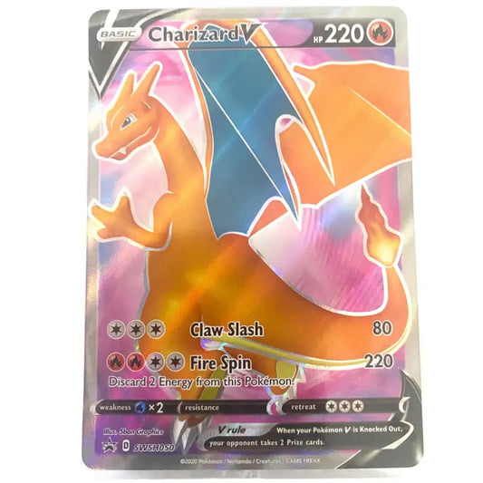Pokemon Charizard V🔥| Promo SWSH050 Champions Path Englisch - 1