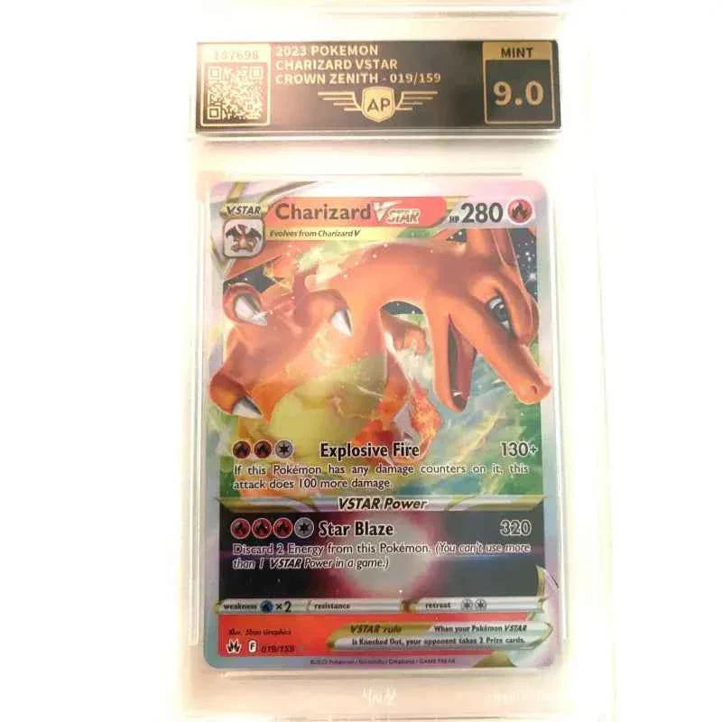 Pokemon Charizard VStar 9.0 Mint Graded Karte - 1