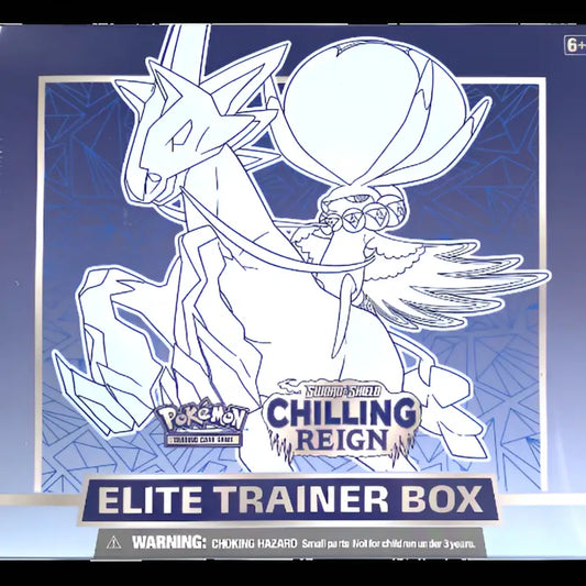 Pokémon Chilling Reign Ice Rider Calyrex Elite Trainer Box - 1