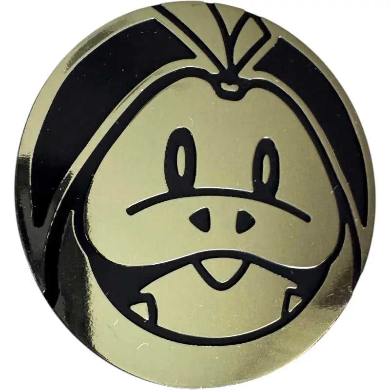 Pokémon Coin Krokel Fuecoco Gold | Kunststoff-Münze TCG kaufen - 1