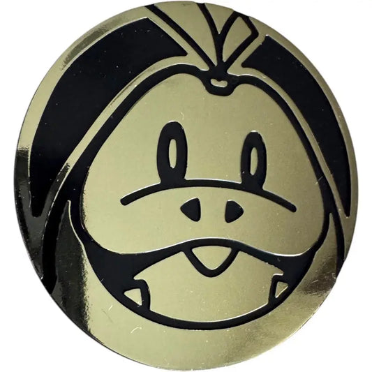 Pokémon Coin Krokel Fuecoco Gold | Kunststoff-Münze TCG kaufen - TradingToys.de 1