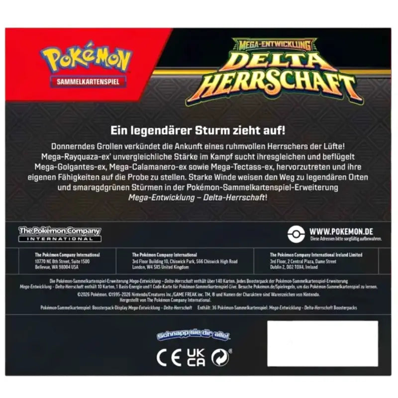 Pokémon Delta-Herrschaft Display – 36 Booster | TradingToys - 3