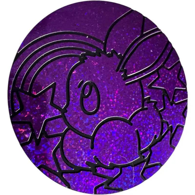 Pokémon Evoli Münze Lila Holografisch | Prismatic Evolutions Scarlet & Violet kaufen - TradingToys.de 1