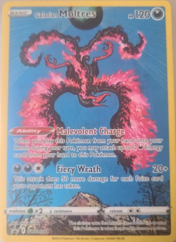 Pokémon Galar-Moltres SWSH284 Full Art Promo Crown Zenith | TradingToys - 1