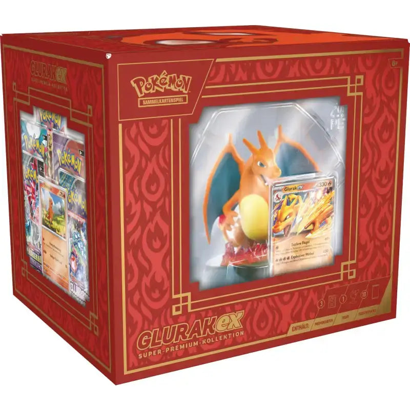 Pokemon Glurak-ex Super Premium Kollektion kaufen – 10 Booster Deutsch - 1