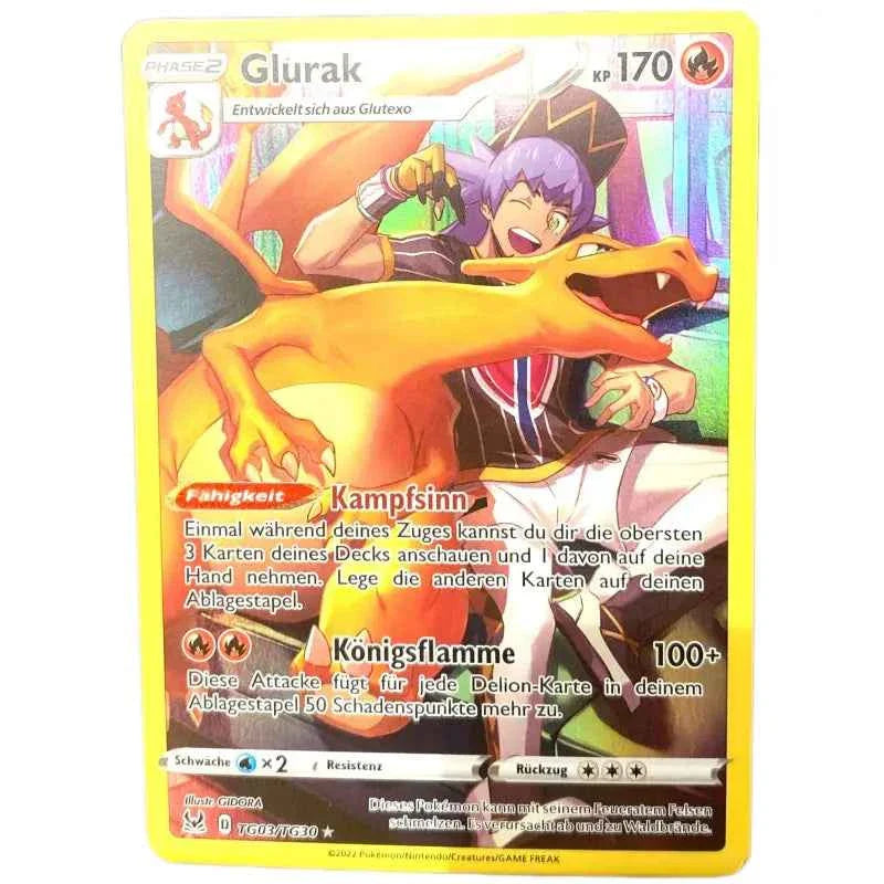 Pokemon Glurak Full Art TG03/TG30 kaufen – Verlorener Ursprung Deutsch - 1