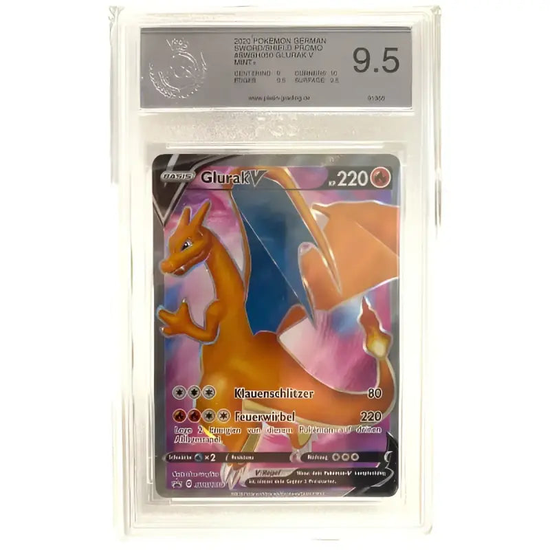 Pokemon Glurak V SWSH050 Deutsch PGS 9.5 kaufen - 1