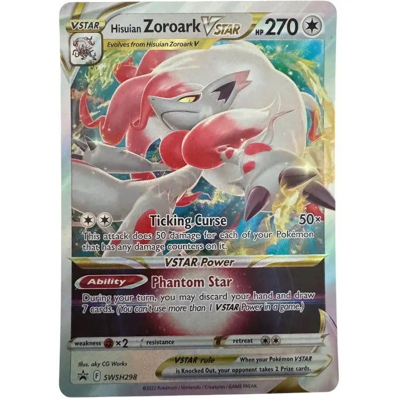 Pokémon Hisui-Zoroark VSTAR Promo SWSH298 XXL Karte | Sword & Shield kaufen - TradingToys.de 1