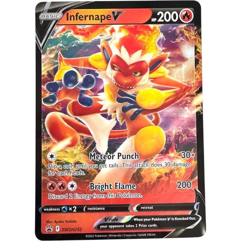 Pokémon Infernape V Promo SWSH252 XXL Karte | Sword & Shield kaufen - TradingToys.de 1