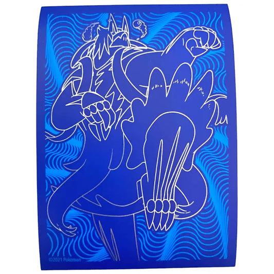 Pokemon Kampfstile blau 65x Karten Sleeves Kartenhüllen - 1