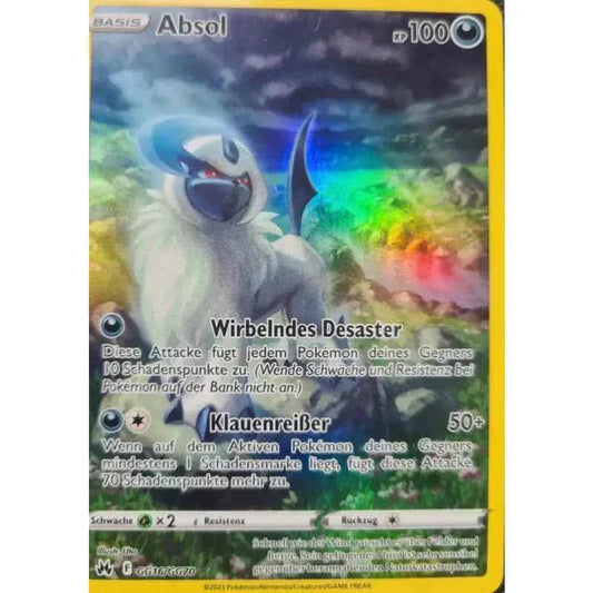 Pokemon Karte Absol GG16 GG70 Zenit der Könige - 1
