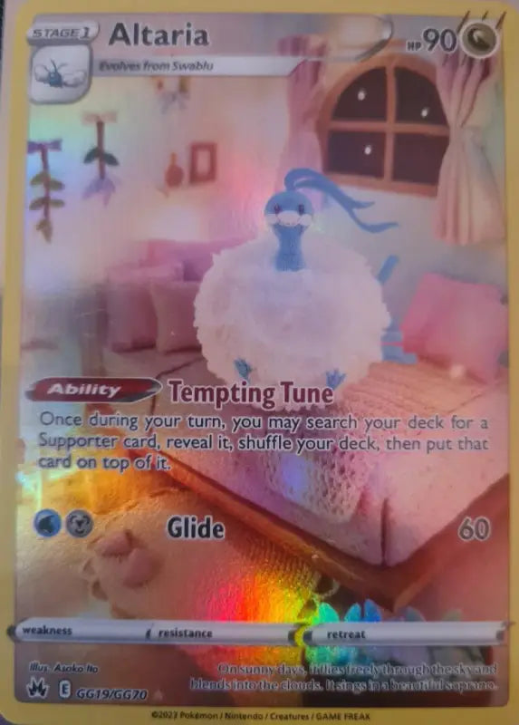 Pokemon Karte Altaria GG19/GG70 Grown Zenith Englisch - 1