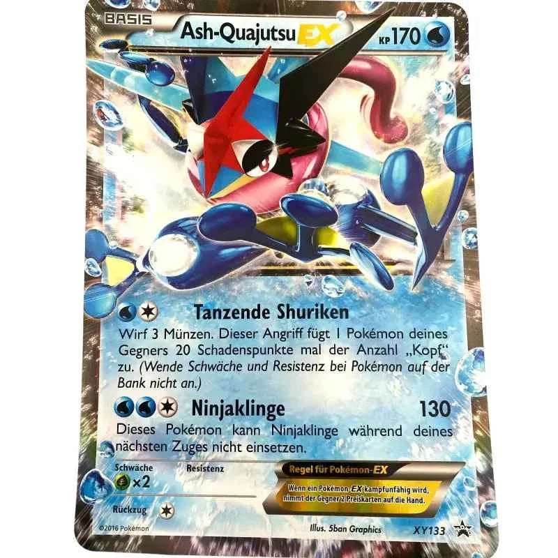 Pokemon Karte Ash-Quajutsu EX XY133 Full Art - 1