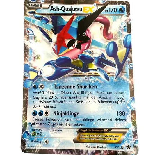 Pokemon Karte Ash-Quajutsu EX XY133 Full Art - 1