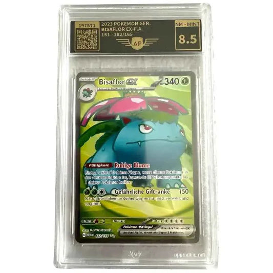Pokemon Karte Bisaflor EX 8.5 Mint Graded - 1