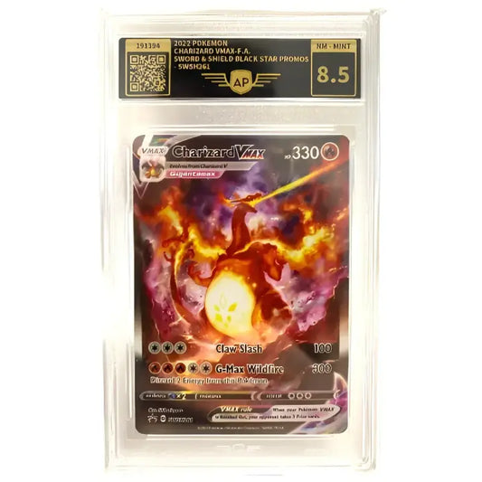 Pokemon Karte Charizard VMax🔥| 8.5 AP Grading SWSH261 - 1