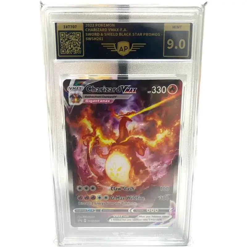 Pokemon Karte Charizard VMax 9.0 Graded kaufen - 1