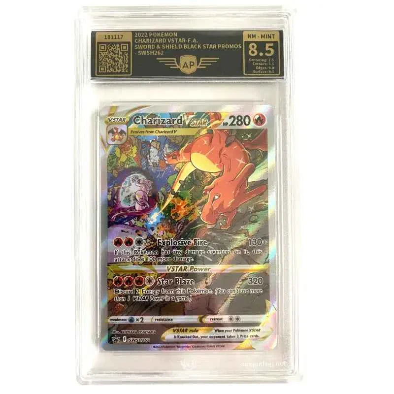 Pokemon Karte Charizard VStar 8.5 Graded kaufen - 1
