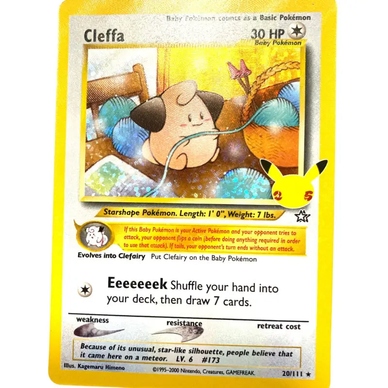 Pokemon Karte |Cleffa 20/111 |Celebrations |Englisch | NM/M - 1