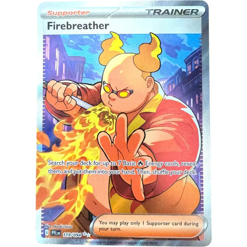 Pokémon Karte Feuerspucker 119/094 Full Art Fatale Flammen kaufen - 1