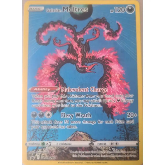 Pokemon Karte Galar-Moltres SWSH284 Crown Zenith - 1