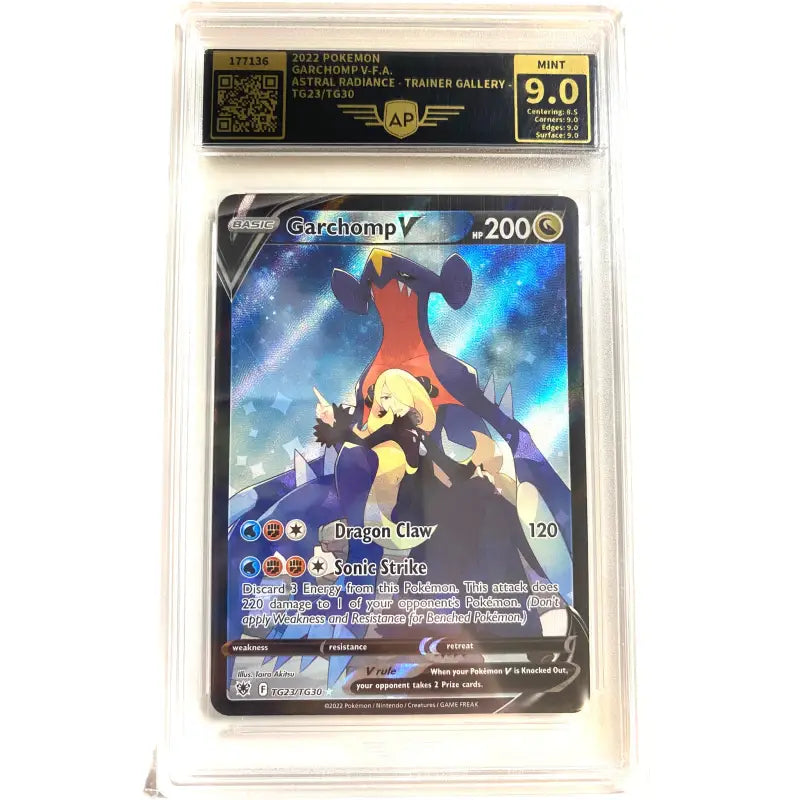 Pokemon Karte Garchomp V 🔥| 9.0 Mint AP Grading - 1