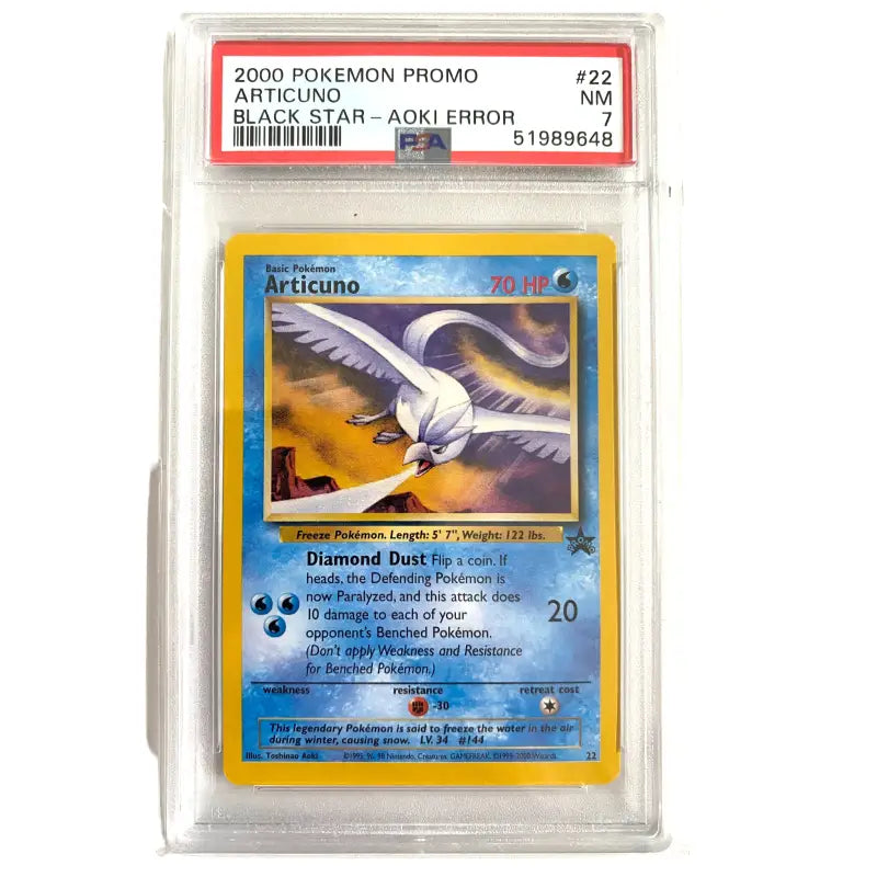 Pokemon Karte gegradet| Articuno Promo 22🔥| PSA 7 - 1