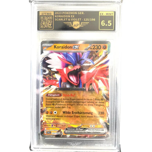 Pokemon Karte gegradet| Koraidon ex SV1DE🔥| 6.5 EX Mint - 1
