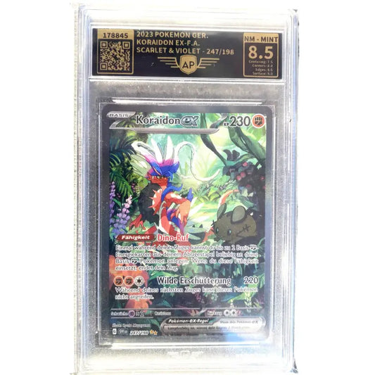 Pokemon Karte gegradet| Koraidon ex SV1DE🔥| 8.5 Mint 247/198 Deutsch - 1