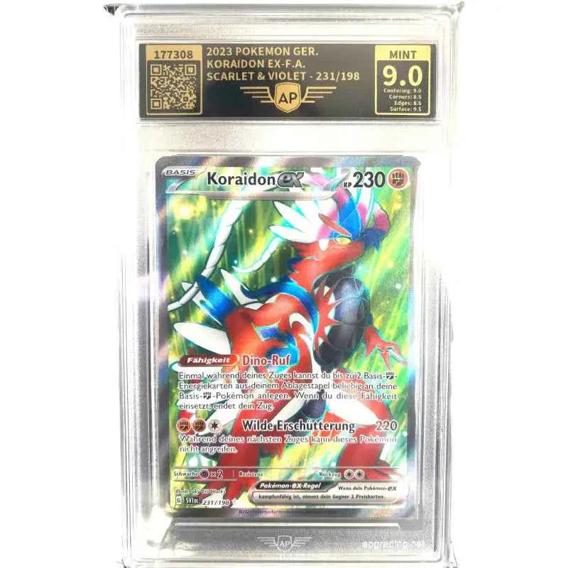 Pokemon Karte gegradet| Koraidon ex SV1DE🔥| 9.0 Mint 231/198 - 1