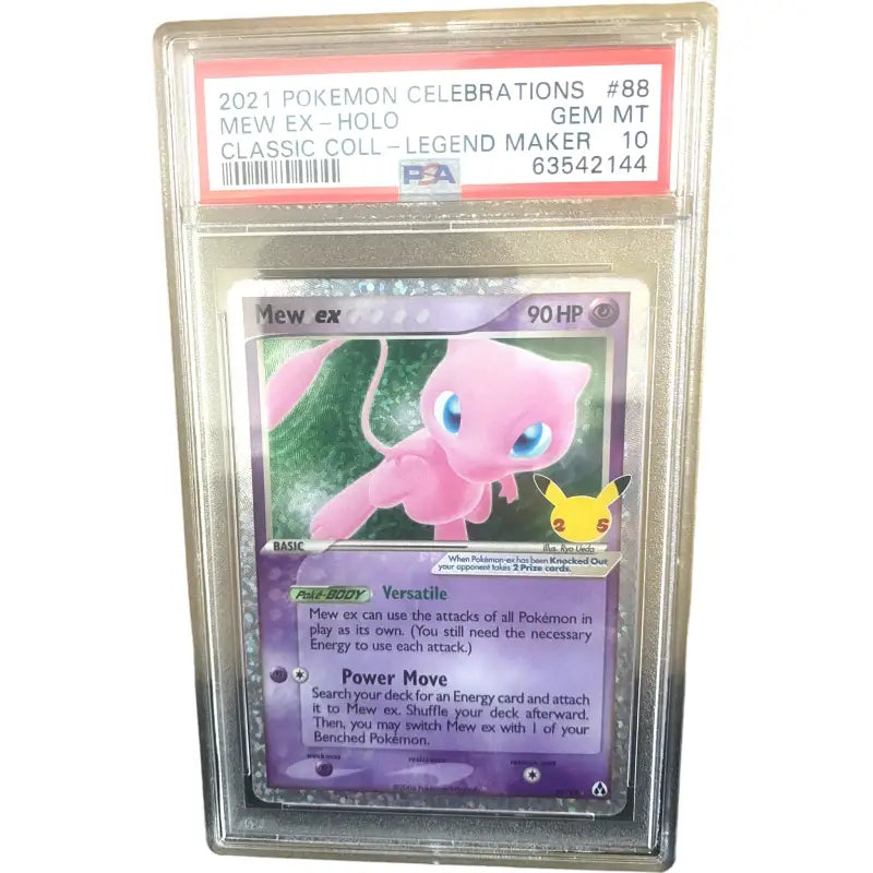Pokemon Karte gegradet| Mew Ex 🔥| PSA 10 GEM MT 88/92 - 1