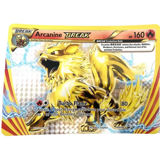 Pokemon Karte groß Arcanine Break XY180 Full Art - 1