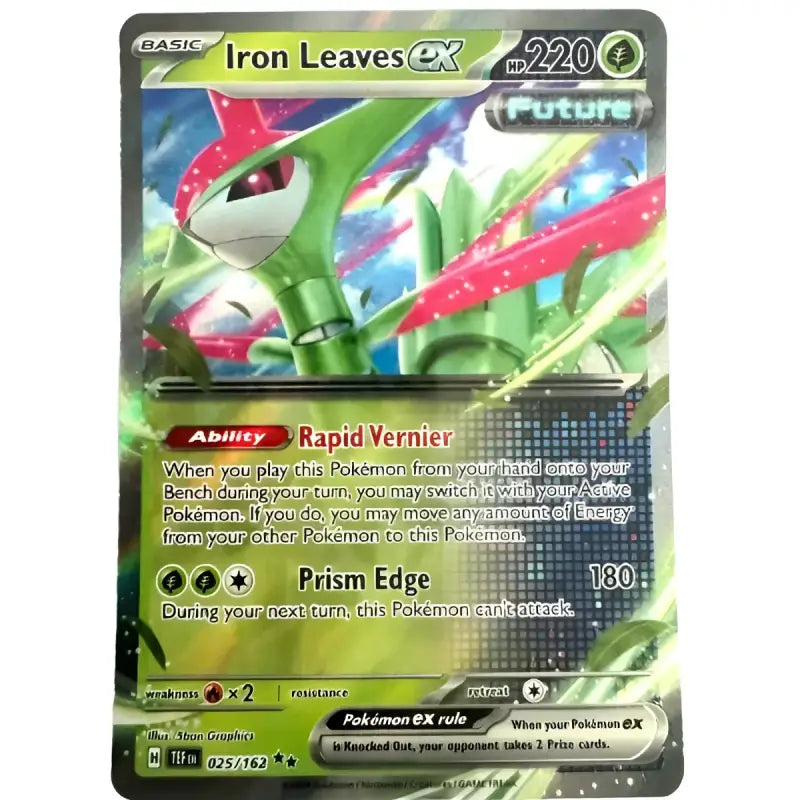 Pokémon Karte Iron Leaves 052/162 Sammelkartenspiel - 1