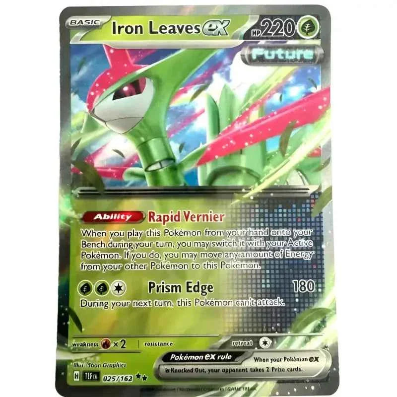 Pokemon Karte Iron Leaves ex Double Rare 025/162 - 1
