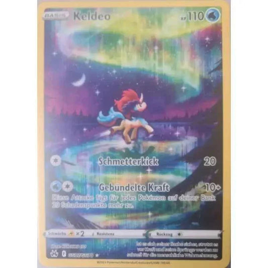 Pokemon Karte Keldeo GG07 Full Art Deutsch - 1