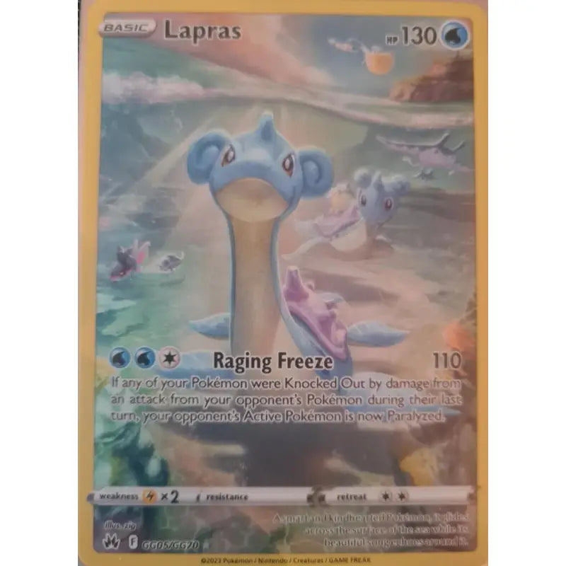 Pokemon Karte Lapras - Crown Zenith - 1