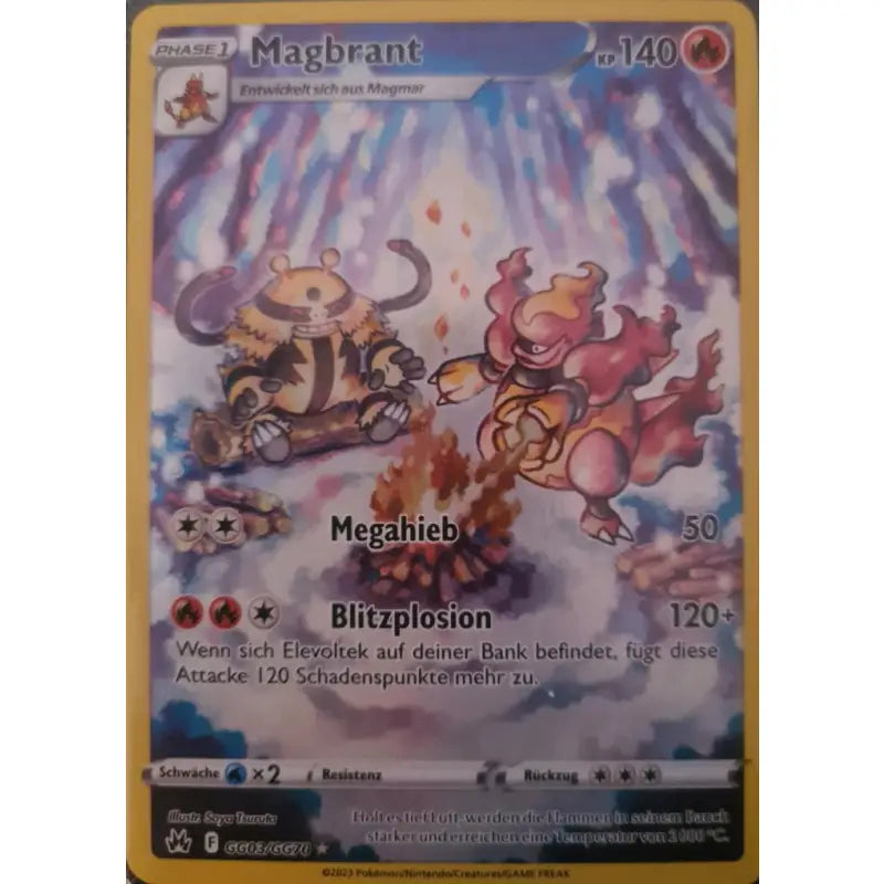 Pokemon Karte Magbrant GG03/GG70 Crown Zenith - 1
