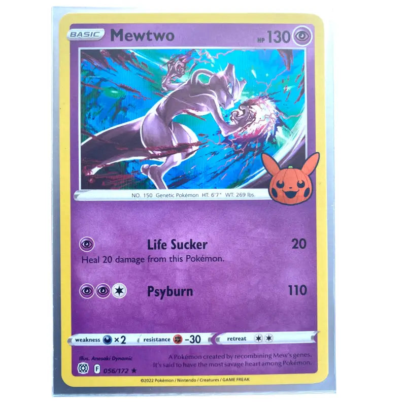 Pokémon Karte Mewtwo 056/172 Englisch Trick or Trade - 1