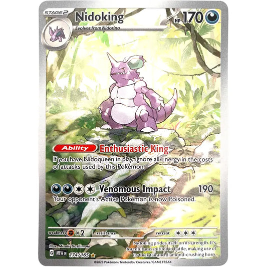Pokemon Karte | Nidoking 174/165 | Karmesin und Purpur - 1